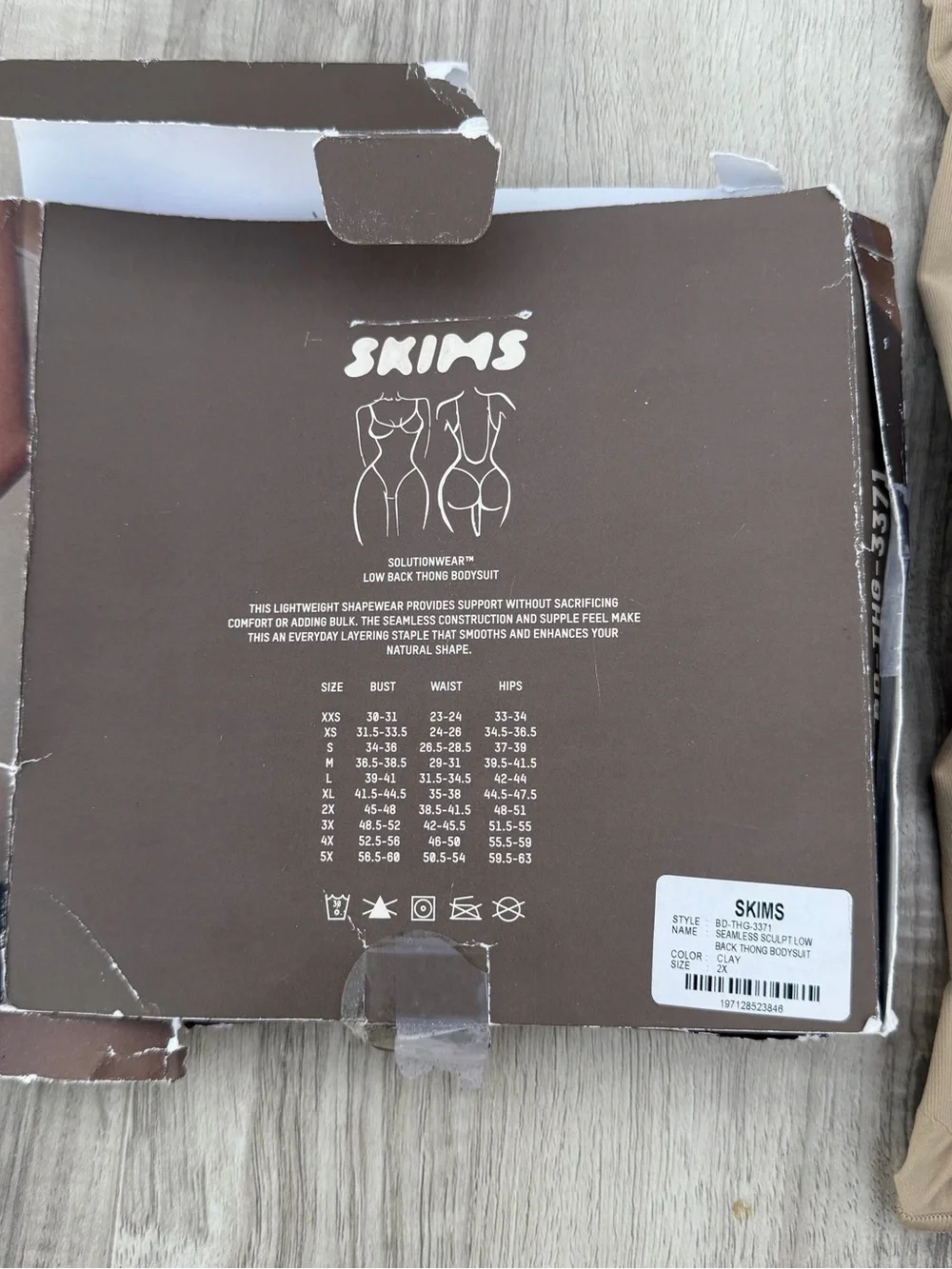 SKIMS Beige Sculpting Low Back Thong Bodysuit with Adjustable Straps